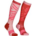 Ortovox Damen Ski Tour Long Socken (Größe 42 , rot)