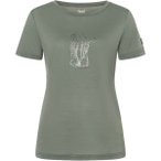 Super.Natural Damen Flower Boots T-Shirt (Größe XS, gruen)