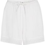O'NEILL Damen Shorts ESSENTIALS EMBROIDERY SHORTS, Größe XS in Weiß