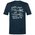 super.natural - Cote D'Azur Tee - Merinoshirt Gr L blau