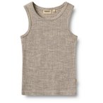 WHEAT - Kid's Wool Silk Singlet Iggy - Merinounterwäsche Gr 92 beige