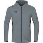JAKO Kinder Trainingsjacke Challenge mit Kapuze, Größe 164 in Grau