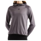 New Balance - Women's RC Essential Heat Grid Hoodie - Laufshirt Gr L grau