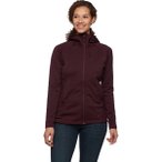 BLACK DIAMOND Damen Kapuzensweats W FACTOR HOODY, Größe L in Rot