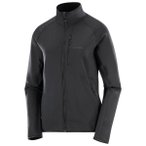 Salomon - Women's Sntial Lightwarm Full Zip - Fleecejacke Gr L schwarz/grau