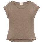 Engel - Women's Shirt überschnittene Schulter - Merinoshirt Gr 38/40 braun