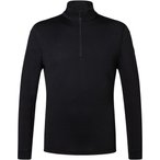 Super.Natural Arctic230 Zip 1/4  Herren  Langarm Unterhemden schwarz Größe L T