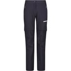 CMP Zip Off Hose Damen  Zip-Hosen grau Größe XL Camping  Elastisch