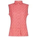 CMP - Women's Shirt with Pattern - Bluse Gr 38 rot