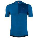 Löffler - Bike Jersey Half-Zip Skys Block Mid - Radtrikot Gr 52 blau