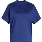 adidas Soft Lux Loose Damen T-Shirt ( Blau S)