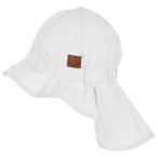 Mikk-Line - Kid's Summerhat Long Neck Solid - Cap Gr 45 cm - 6-12 Months weiß
