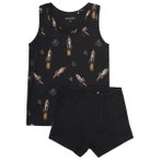 Minymo - Kid's Underwear Set AOP No. 134070 - Alltagsunterwäsche Gr 86 schwarz