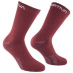 La Sportiva - Merino Hiking Socks - Wandersocken 41-43 rot