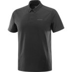 SALOMON Herren Shirt TRACKLINE POLO M DEEP BLACK, Größe XL in Grau