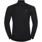 ODLO Herren Unterhemd BL TOP Turtle neck l/s ACTIVE, Größe S in Schwarz