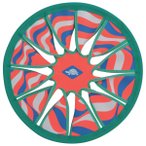 Schildkröt Fun Sports - Neopren Disc Ocean Auf Infocard - Strandspielzeug rot/g