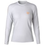 Compressport - Women's Performance L/S - Laufshirt Gr XS grau/weiß