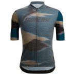 Santini - Watt Indoor Jersey - Radtrikot Gr 3XL grau