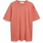 Armedangels Maarkos Linen Blend  Herren  T-Shirts rosa Größe L Lifestyle  Küh