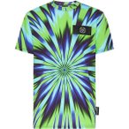PLEIN SPORT Rundhals-T-Shirt, Größe S in Bunt