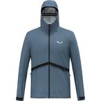 Salewa Puez PTX Hyb  Herren  Regenjacke blau Größe S Trekking  Klein verpackba