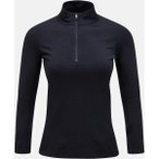 PEAK PERFORMANCE Damen Rolli W Magic Half Zip-BLACK-BLACK, Größe XL in Schwarz