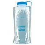Nalgene - PE-Faltflasche - Trinkflasche Gr 1 l grau/weiß