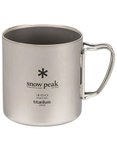 Snow Peak - Camping-/Biwakbecher 450 mL - Titanium Double Wall 450 Mug 