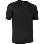 GripGrab Merino Blend Thermal Unterhemd Herren  Kurzarm Unterhemden schwarz Grö