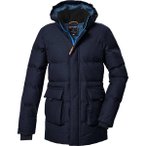 KILLTEC Kinder Mantel KOW 375 BYS QLTD PRK, Größe 140 in Blau