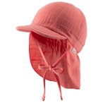 Sterntaler - Kid's Schirmmütze Nacken Uni Cotton - Cap Gr 43 cm rot