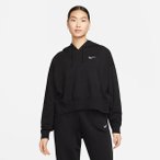 NIKE Damen Kapuzensweat W NSW JRSY OS PO HOODIE, Größe L in Weiß