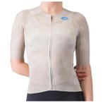 Castelli - Women's Aero Race 8S Jersey - Radtrikot Gr M grau