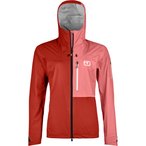 Ortovox Ortler  Damen  Regenjacke rot Größe M Trekking  Klein verpackbar Wasse