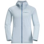 JACK WOLFSKIN Damen Unterjacke KOLBENBERG HOODED FZ W, Größe XXL in Silber