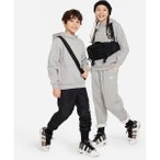 NIKE Kinder Kapuzensweat K NSW CLUB FLC HDY LBR, Größe S in Weiß