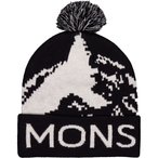 Mons Royale Mtn Pixel Merino Pom Pom   Mützen & Beanies schwarz Größe ONE SIZ