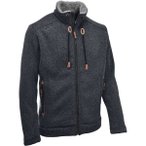 MAUL Herren Unterjacke Lichtenau Strickfleecejacke, Größe 52 in Schwarz