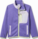 Columbia - Fast Trek V Full Zip Stormwatch Lavender Pearl  - Kindergröße L - V