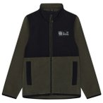 Color Kids - Kid's Fleece Jacket 742915 - Fleecejacke Gr 92 schwarz/oliv