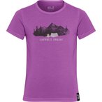 Jack Wolfskin Hiking Graphic  Kinder  T-Shirts lila Größe 164 Trekking  Schnel