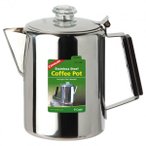 Coghlans - Edelstahlkanne Coffee Pot - Topf Gr 12 Tassen grau