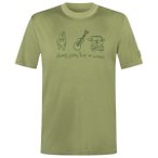 super.natural - Van Life Bio Jersey Tee - Merinoshirt Gr XL oliv