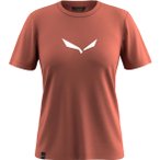 Salewa Solidlogo Dri-Release Damen T-Shirt ( Rot 42)