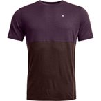 Ortovox Men's 185 Rock'n'Wool Short Sleeve - Funktionsshirt M dark wild berry