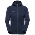 Mammut - Women's Taiss ML Hooded Jacket - Fleecejacke Gr L blau