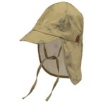 Mikk-Line - Kid's Summercap Long Neck AOP - Cap Gr 47 cm - 12-18 Months beige
