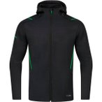 JAKO Herren Freizeitjacke Challenge mit Kapuze, Größe S in Schwarz