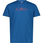 CMP Funktions Print  Herren  Laufshirts blau Größe XXL Trekking  Geruchsneutra